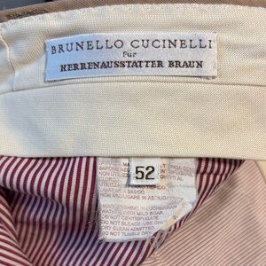 Brunello Cucinelli Detailed Military Cotton Pants with Cargo Pockets 52